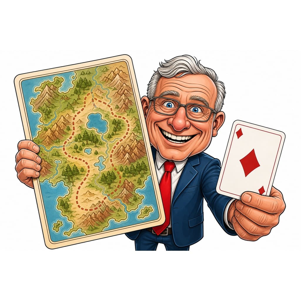 Мнемоническая картинка к слову CARD — Карта