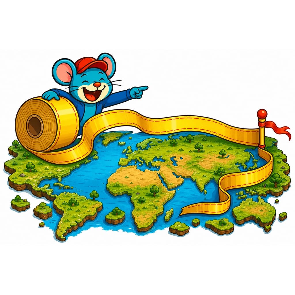 Мнемоническая картинка к слову LAND — Земля
