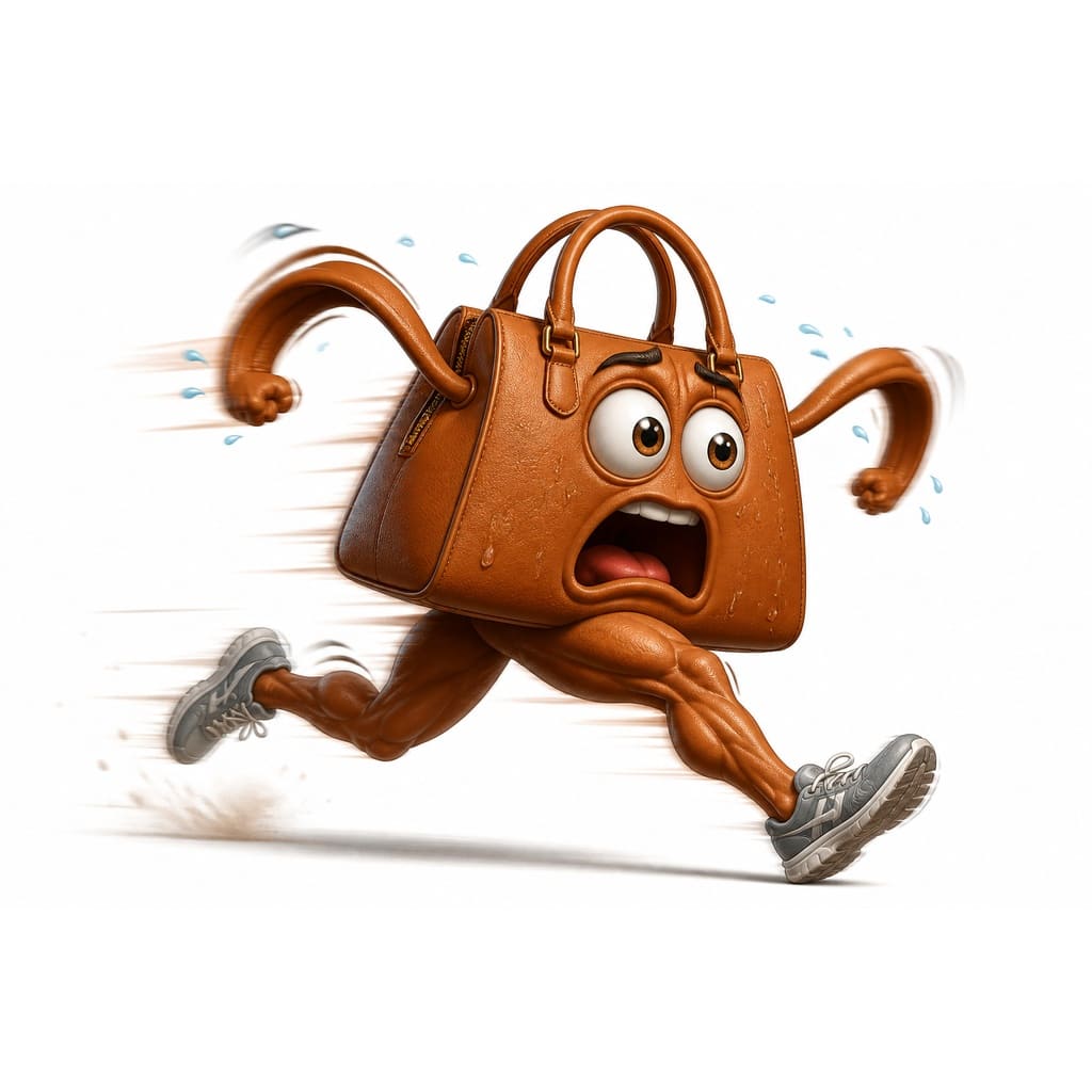 Мнемоническая картинка к слову BAG — Сумка