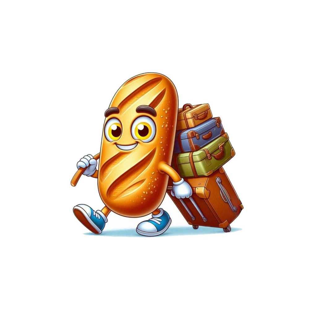 Мнемоническая картинка к слову BAGGAGE — Багаж
