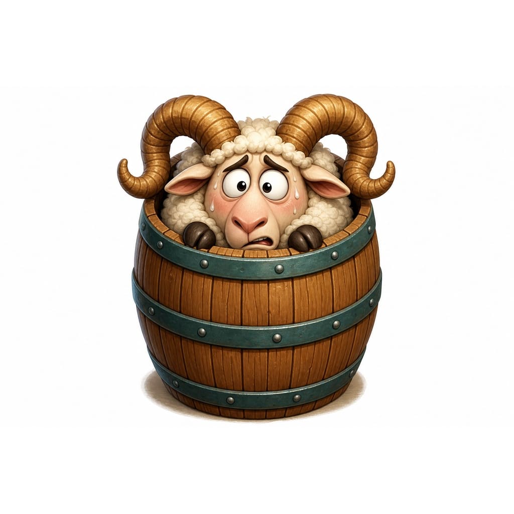 Мнемоническая картинка к слову BARREL — Бочка