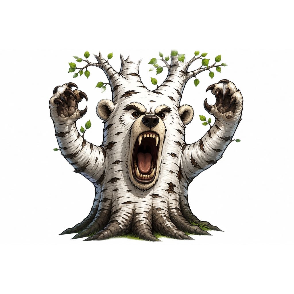 Мнемоническая картинка к слову BEAR — Медведь