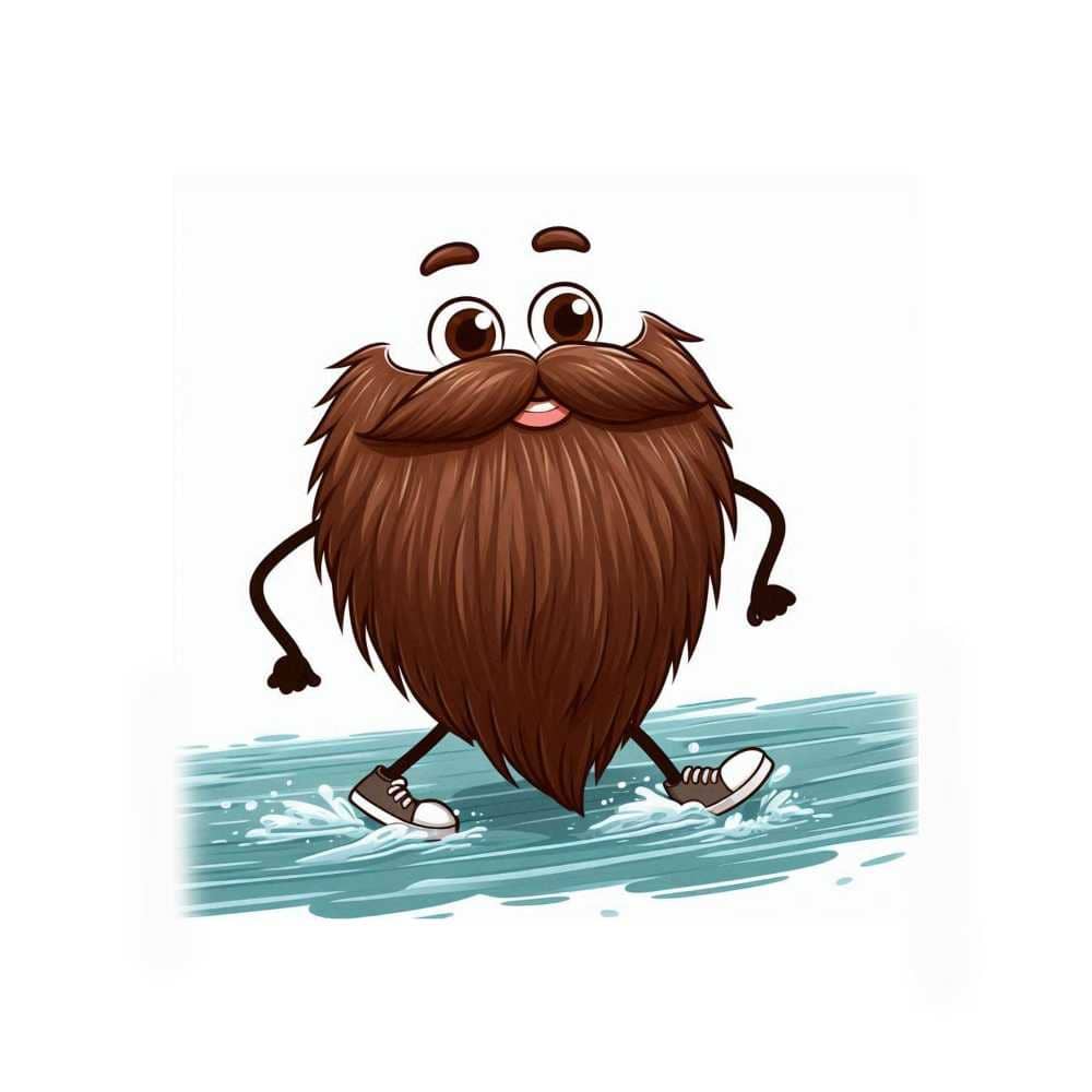 Мнемоническая картинка к слову BEARD — Борода