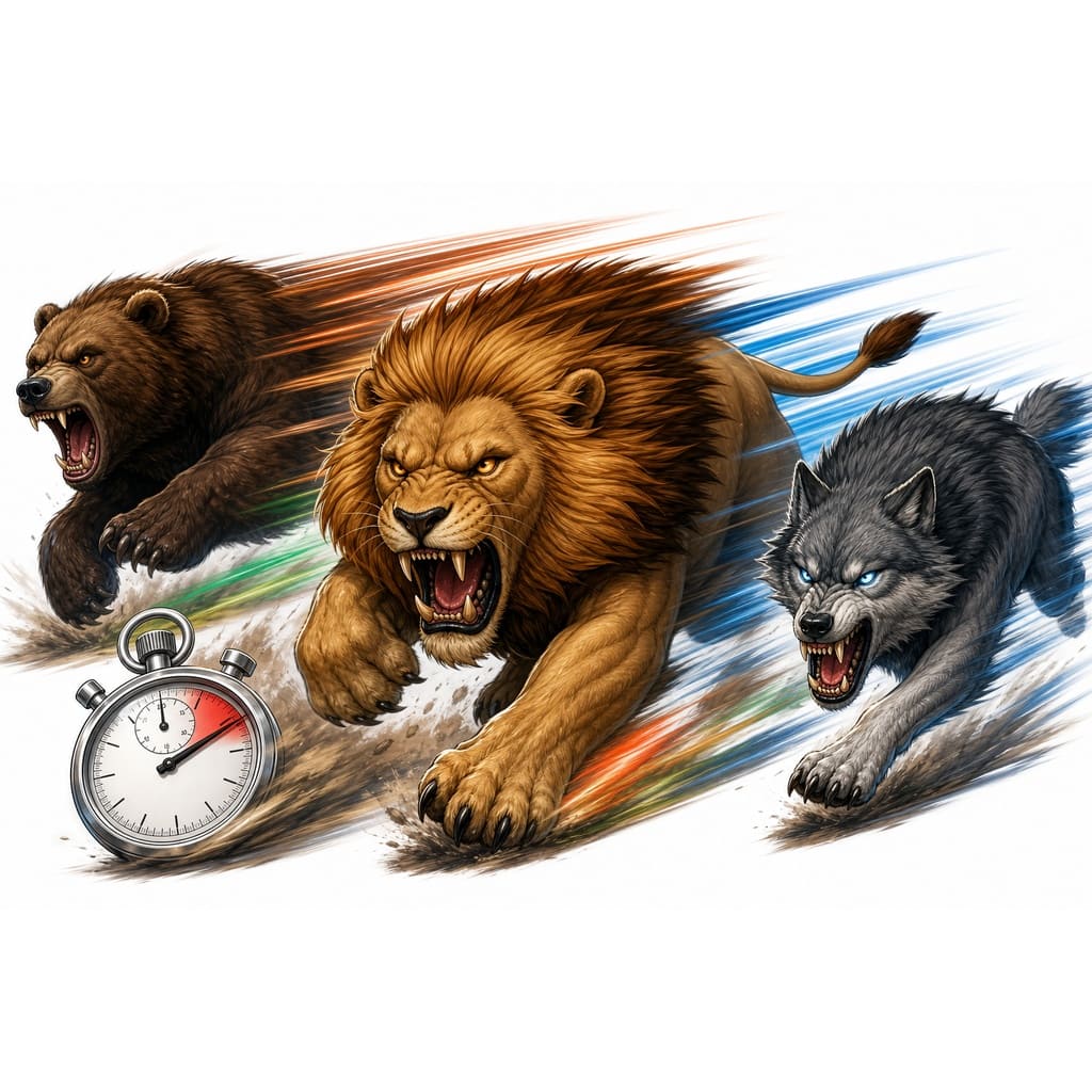 Мнемоническая картинка к слову BEASTS — Звери