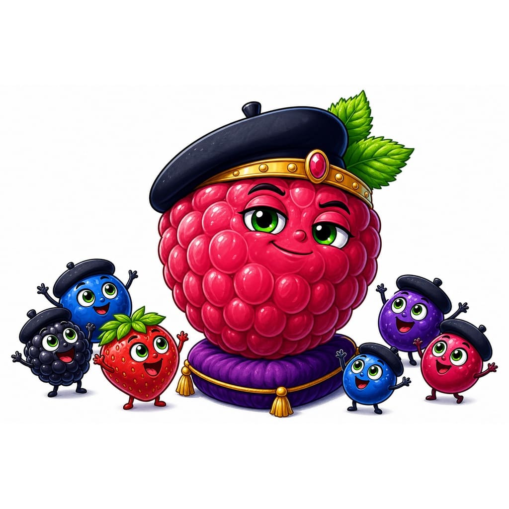 Мнемоническая картинка к слову BERRIES — Ягоды