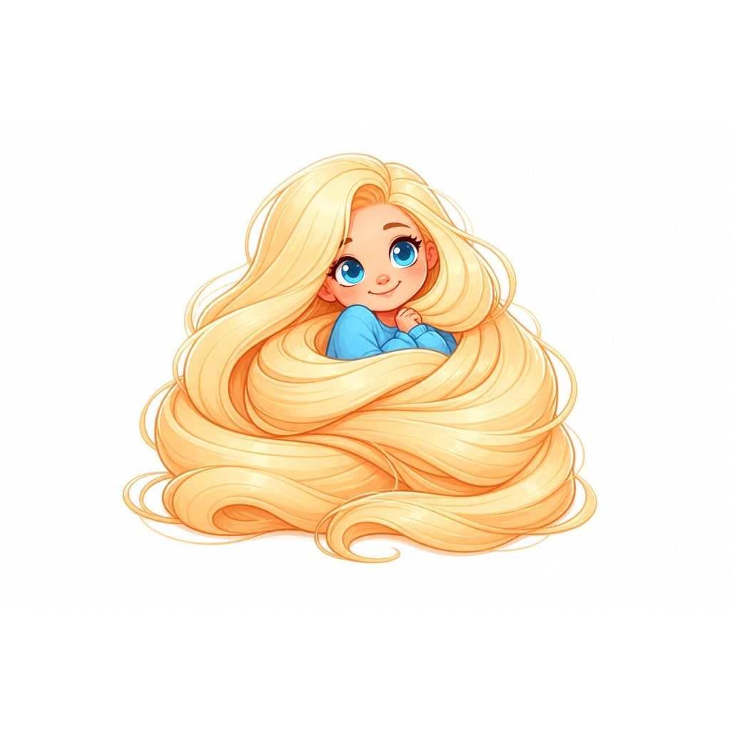 Мнемоническая картинка к слову BLOND — Белокурый