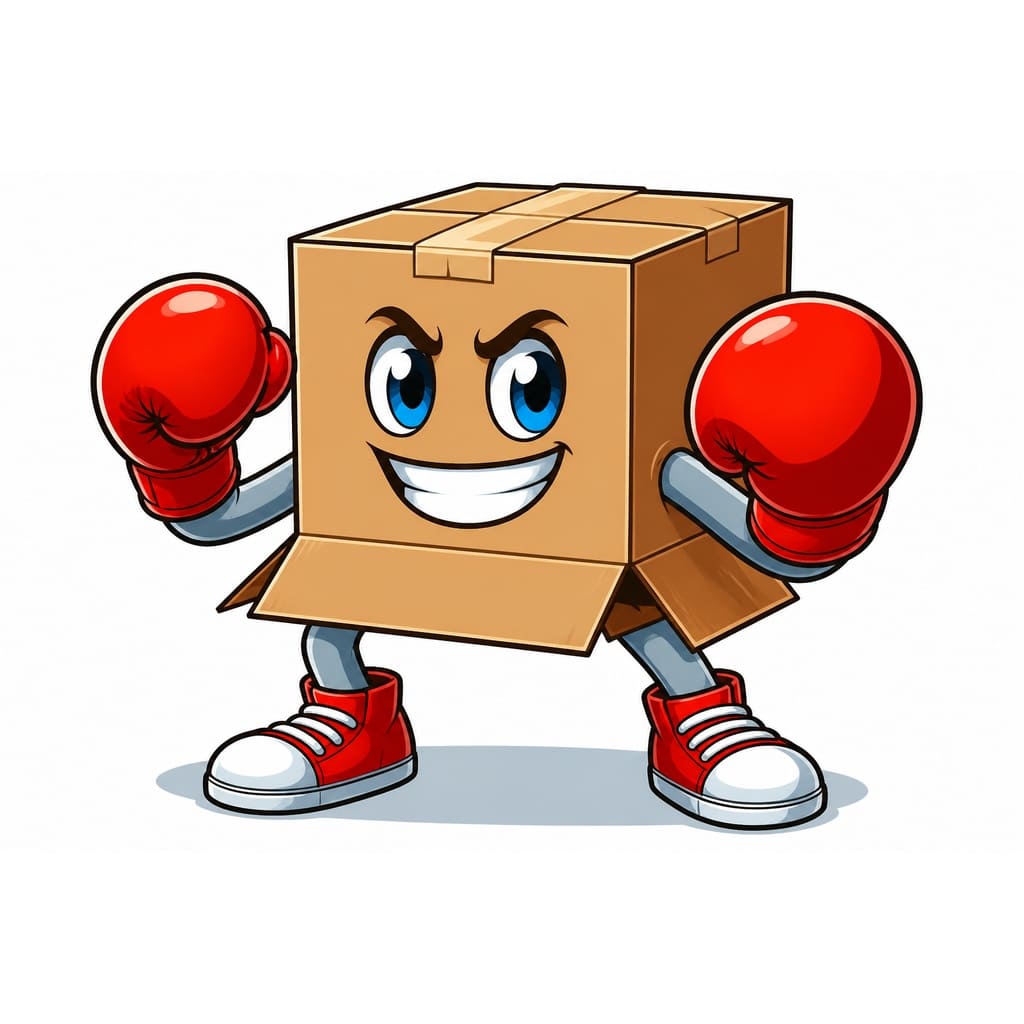 Мнемоническая картинка к слову BOX — Коробка