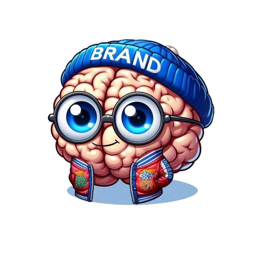Мнемоническая картинка к слову BRAIN — Мозг