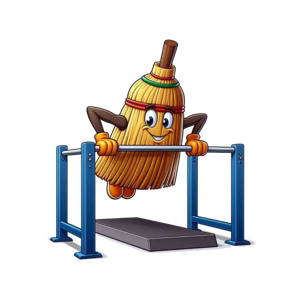 Мнемоническая картинка к слову BROOM — Метла