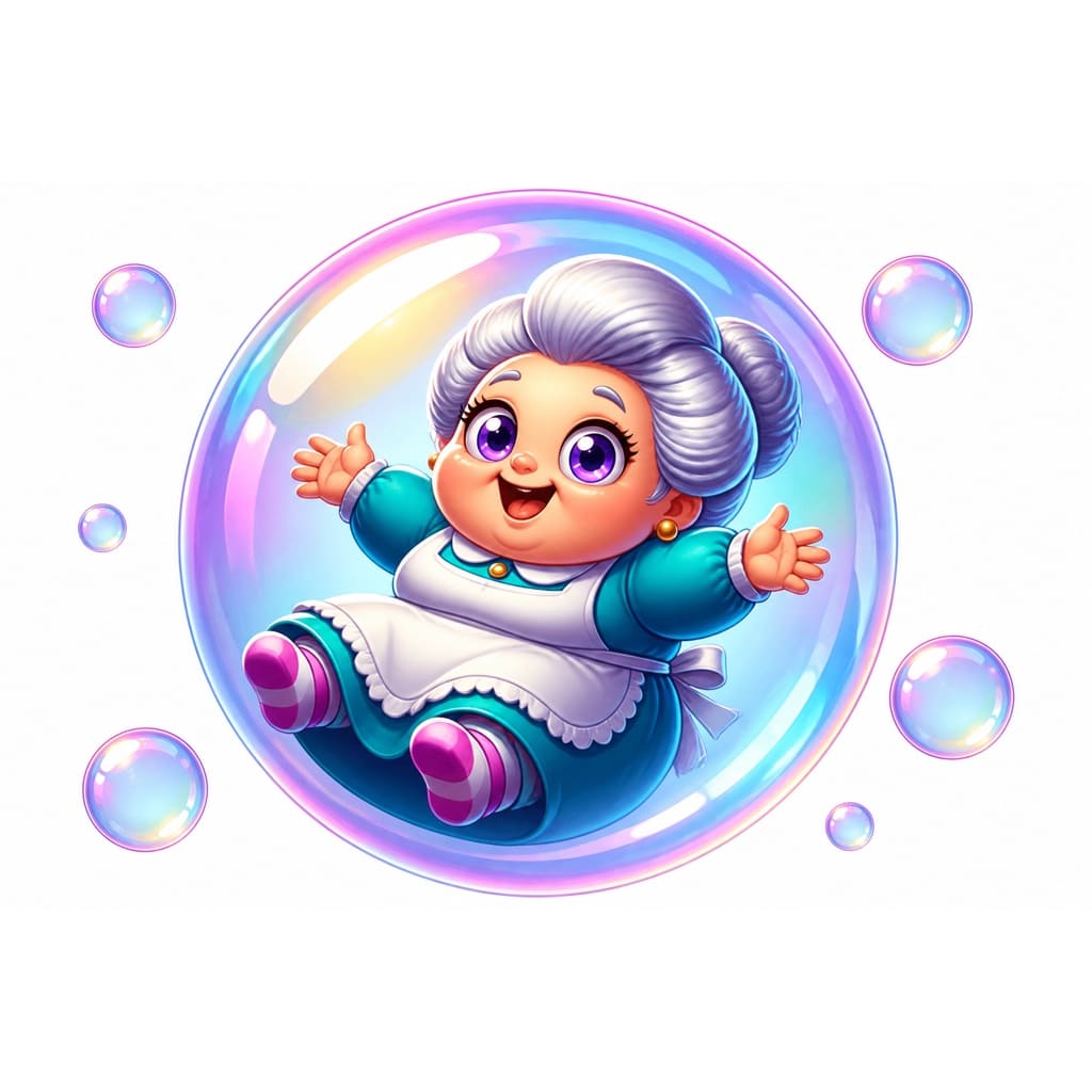 Мнемоническая картинка к слову BUBBLE — Пузырь