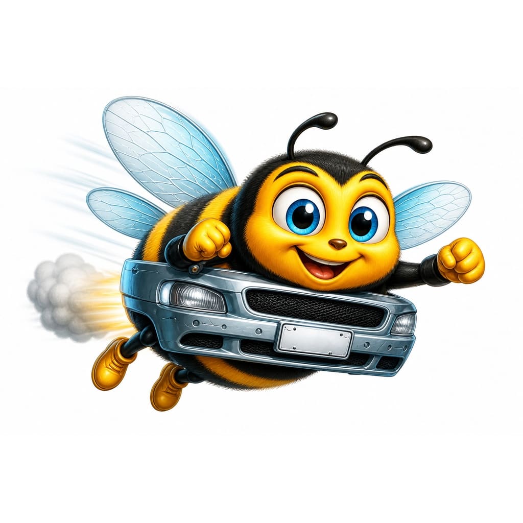 Мнемоническая картинка к слову BUMBLEBEE — Шмель