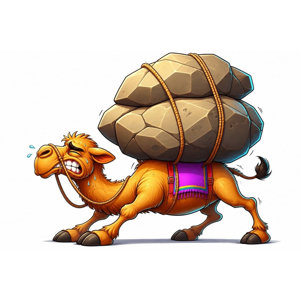 Мнемоническая картинка к слову CAMEL — Верблюд