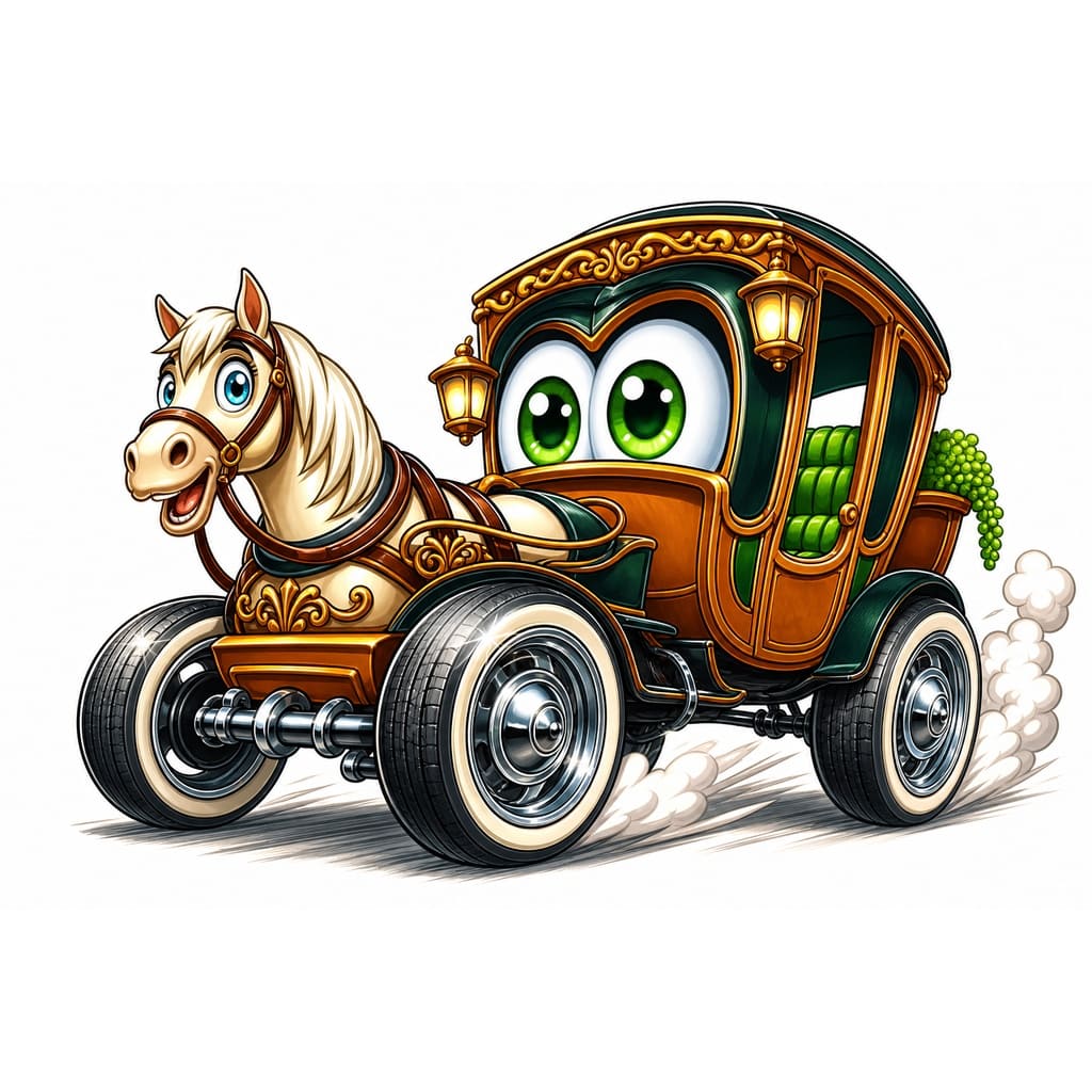 Мнемоническая картинка к слову CAR — Машина