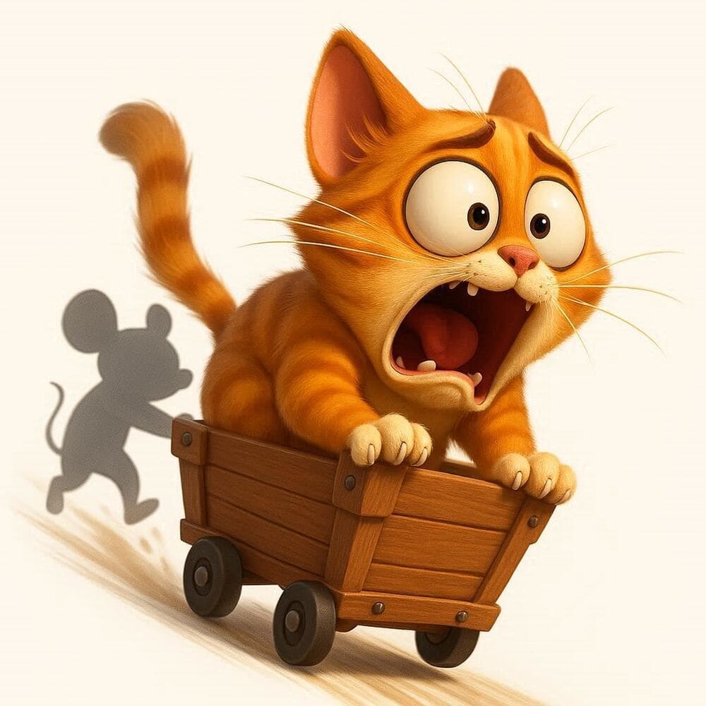 Мнемоническая картинка к слову CAT — Кошка