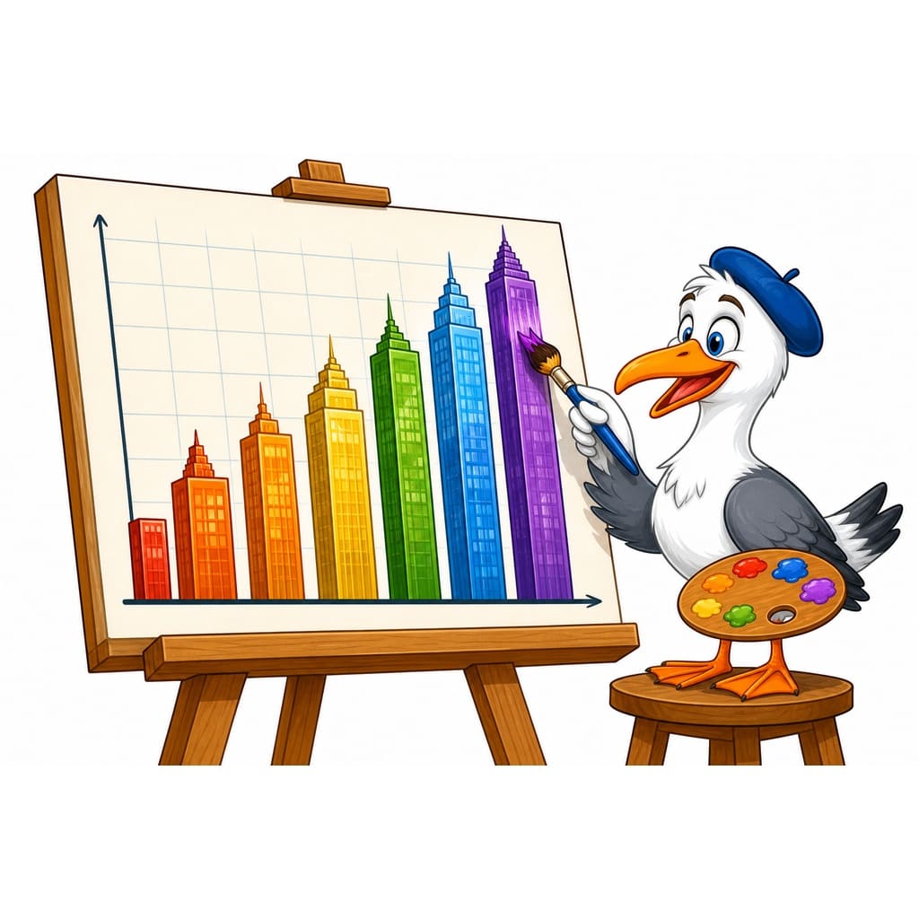 Мнемоническая картинка к слову CHART — Диаграмма