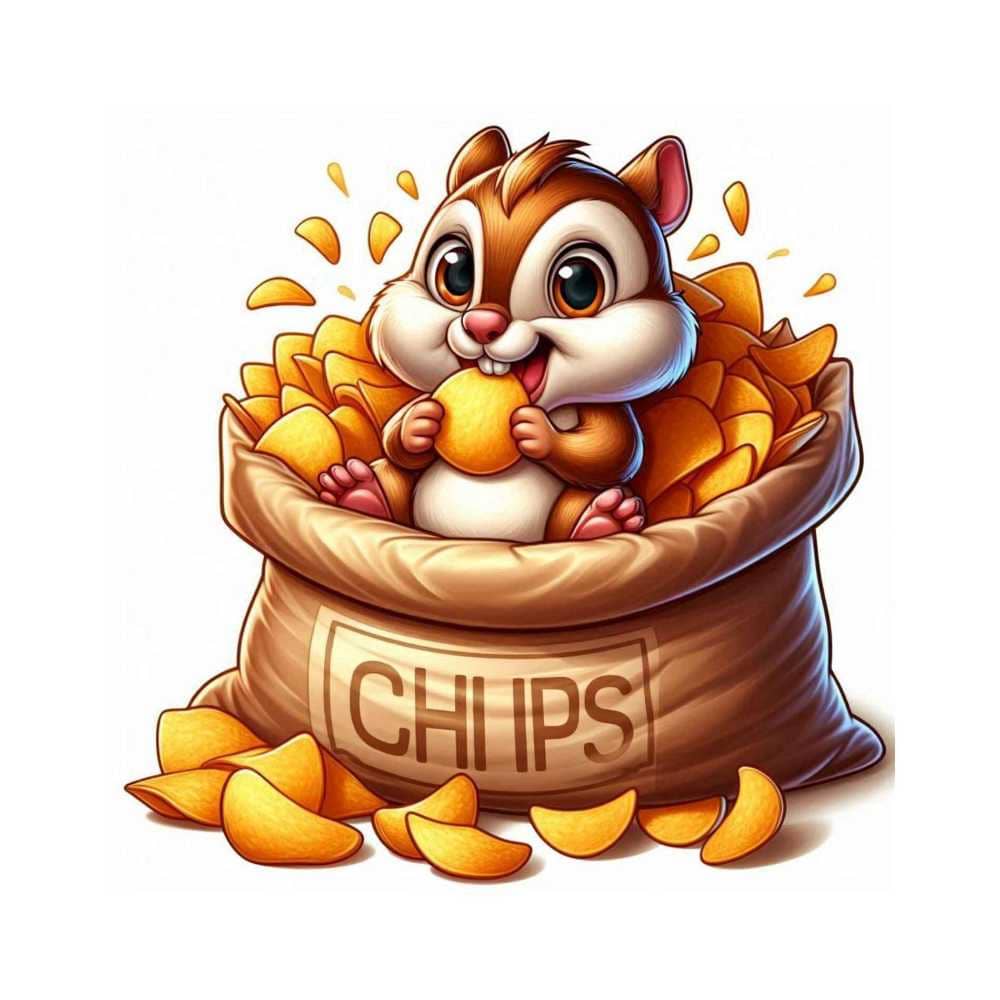 Мнемоническая картинка к слову CHIPMUNK — Бурундук