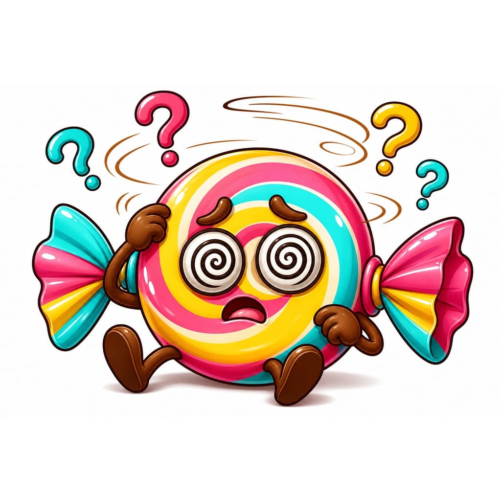 Мнемоническая картинка к слову CONFUSED — Сбитый с толку