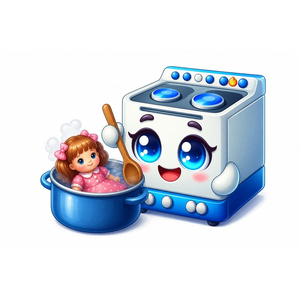 Мнемоническая картинка к слову COOKER — Плита