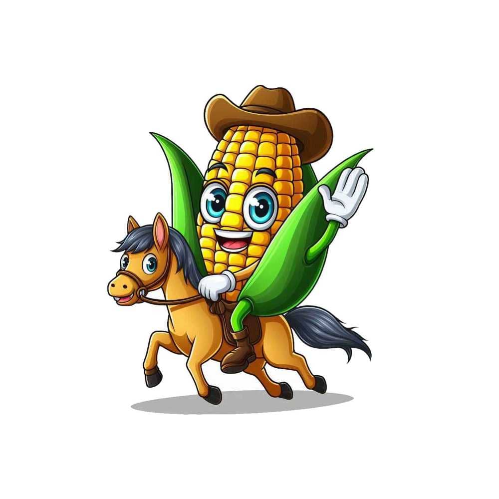 Мнемоническая картинка к слову CORN — Кукуруза