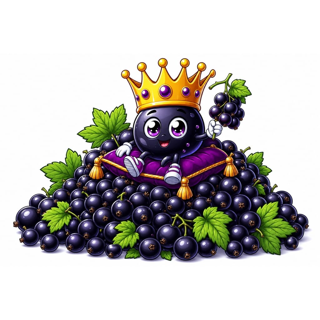 Мнемоническая картинка к слову CURRANT — Смородина