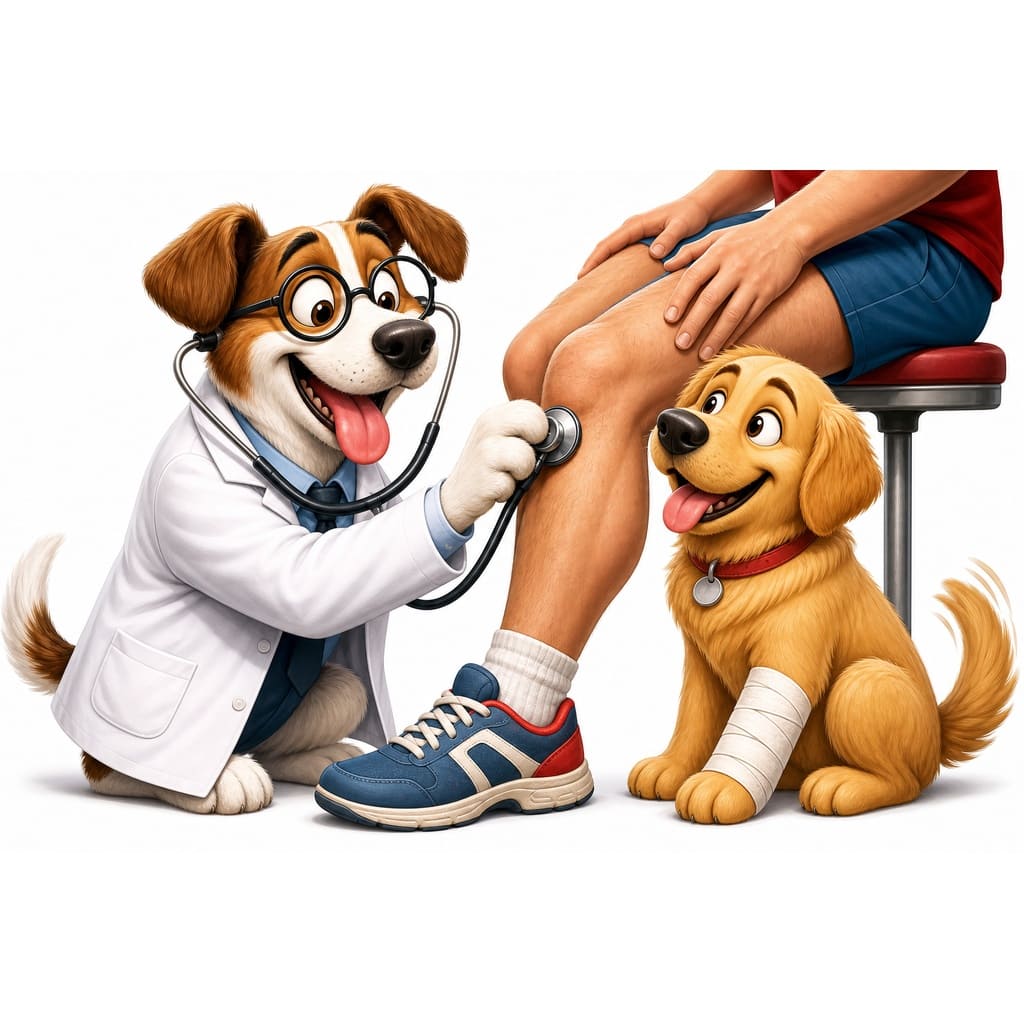Мнемоническая картинка к слову DOG — Собака