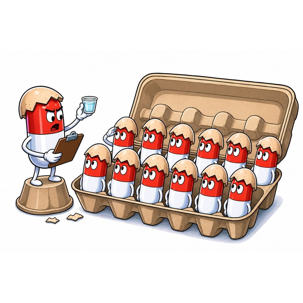 Мнемоническая картинка к слову DOZEN — Дюжина