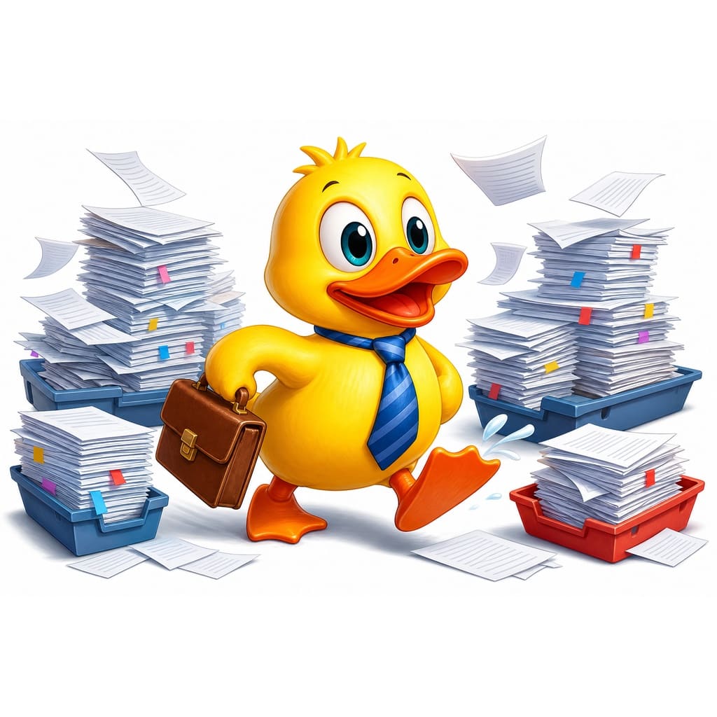 Мнемоническая картинка к слову DUCK — Утка