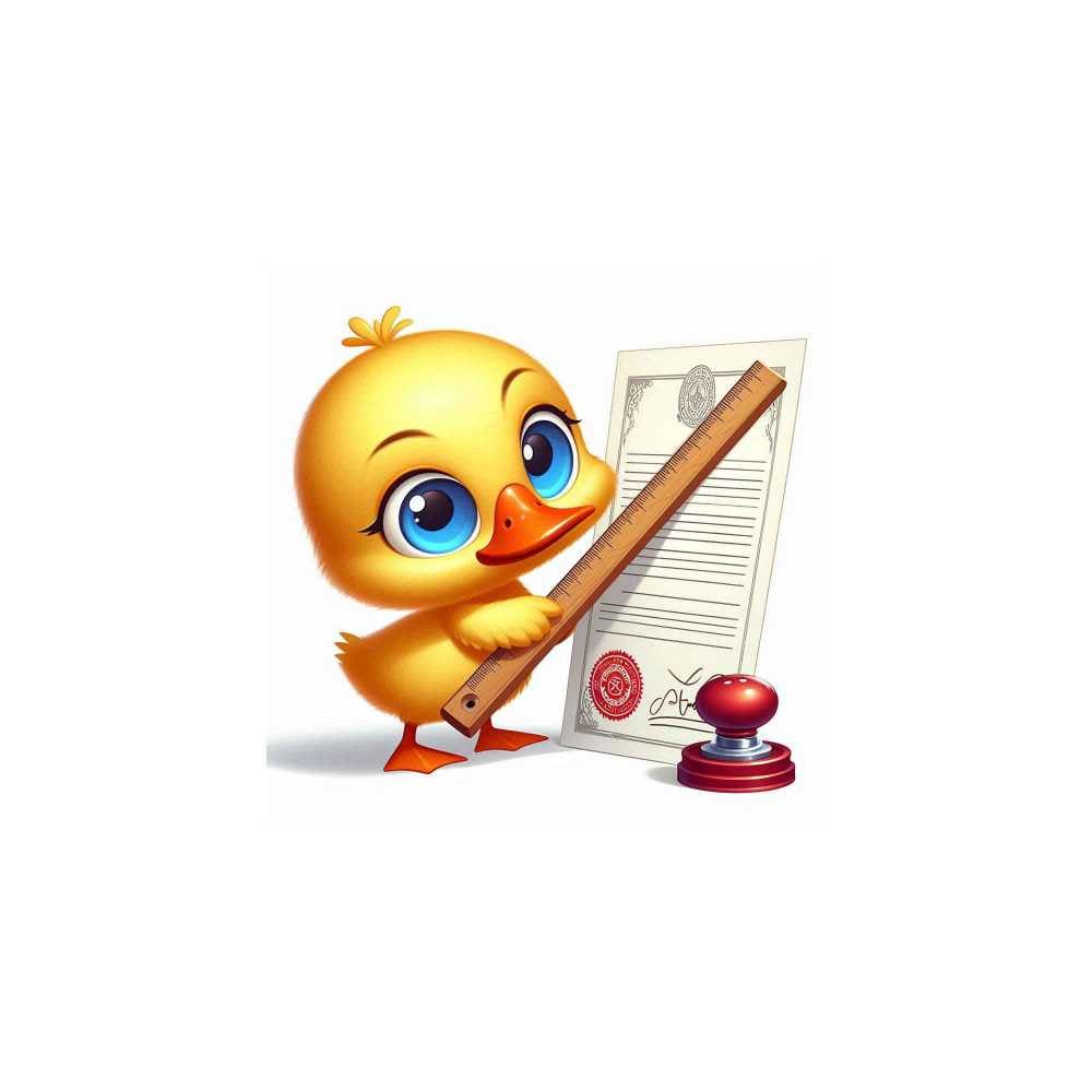 Мнемоническая картинка к слову DUCKLING — Утенок