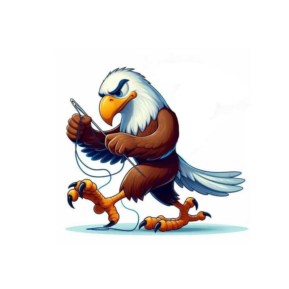Мнемоническая картинка к слову EAGLE — Орел