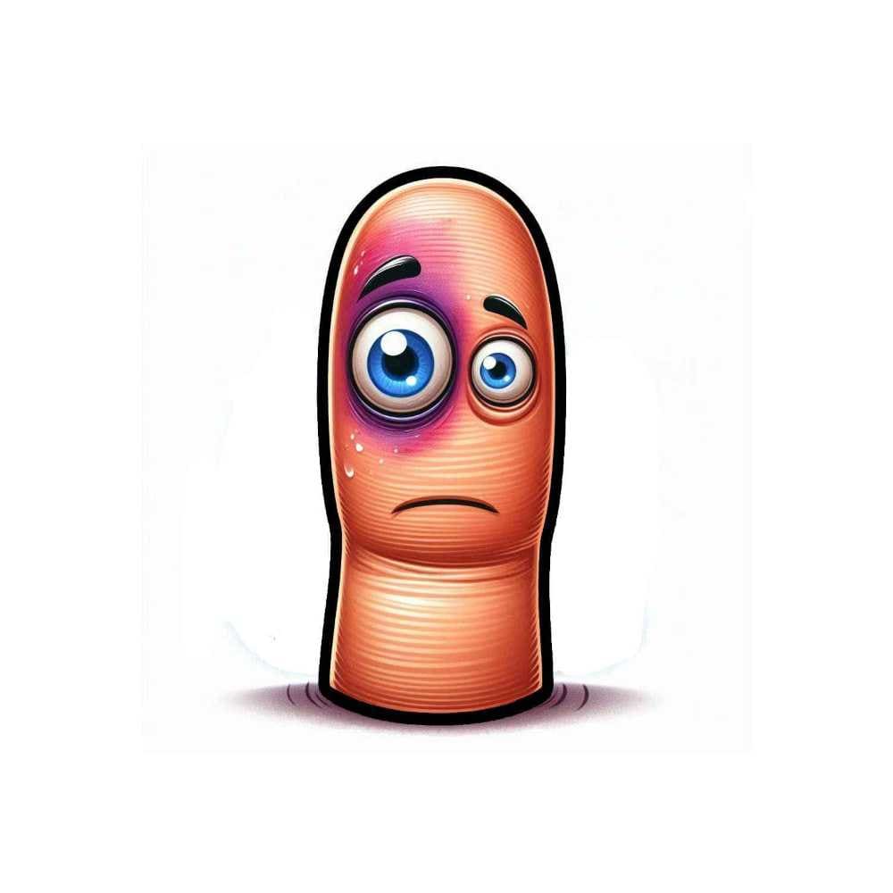 Мнемоническая картинка к слову FINGER — Палец