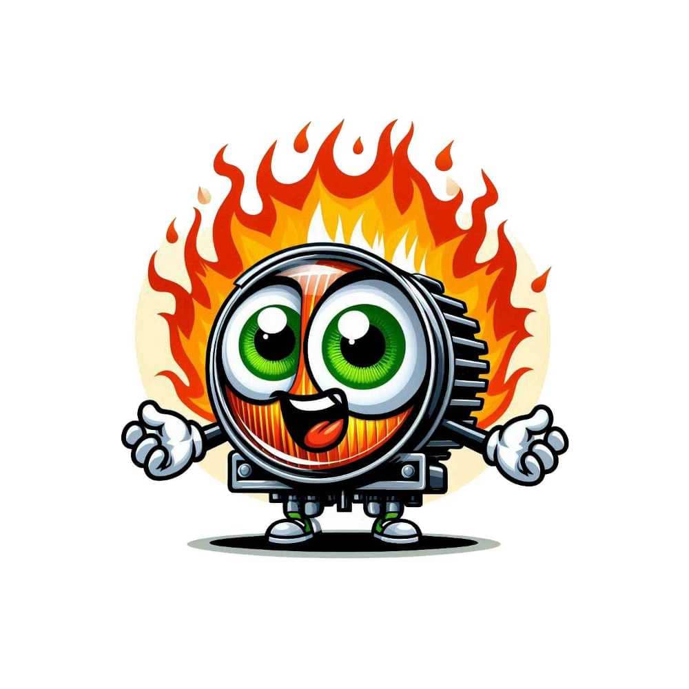 Мнемоническая картинка к слову FIRE — Огонь