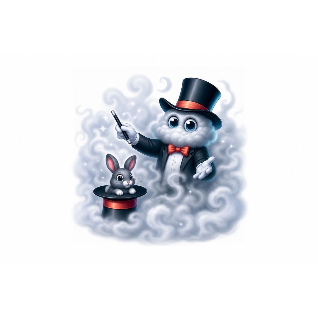 Мнемоническая картинка к слову FOG — Туман