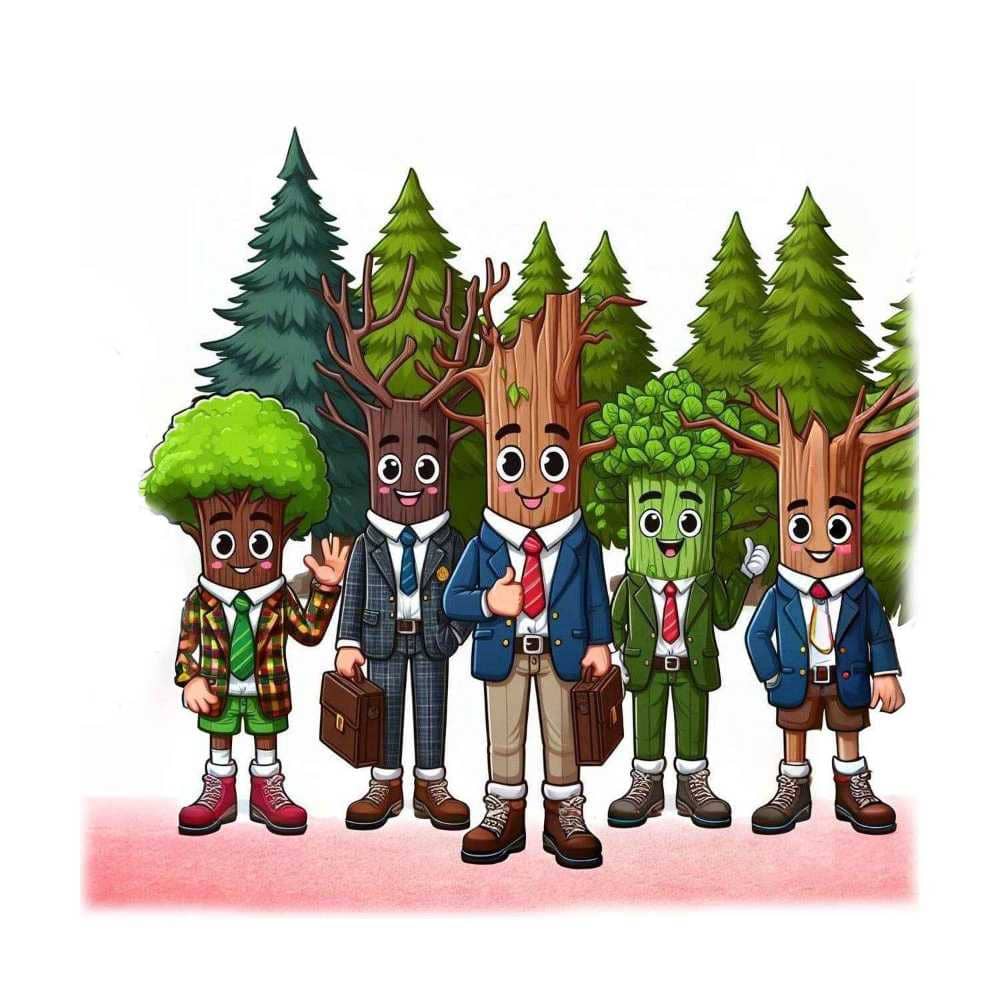 Мнемоническая картинка к слову FOREST — Лес