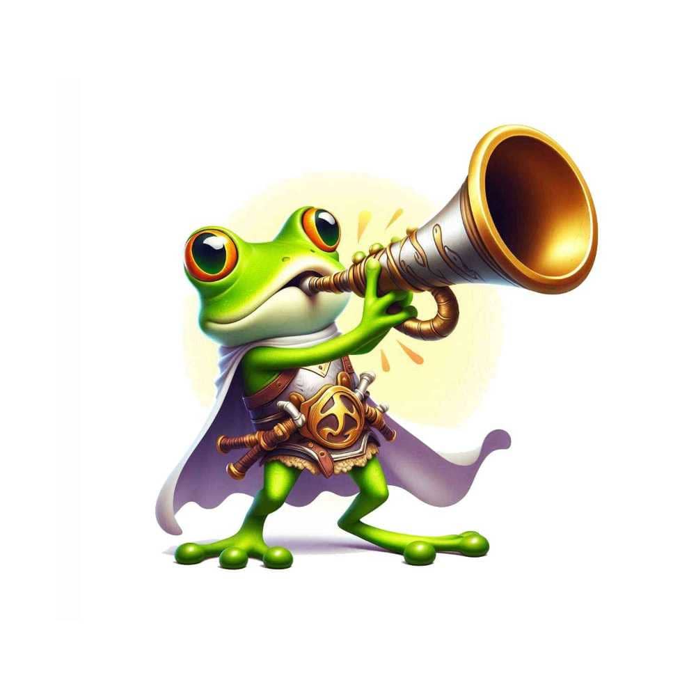 Мнемоническая картинка к слову FROG — Лягушка