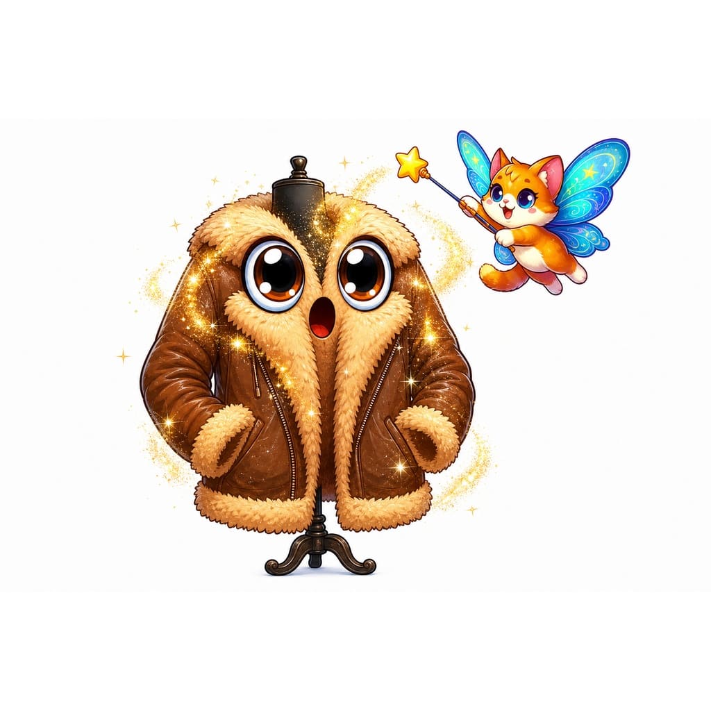 Мнемоническая картинка к слову FUR COAT — Шуба