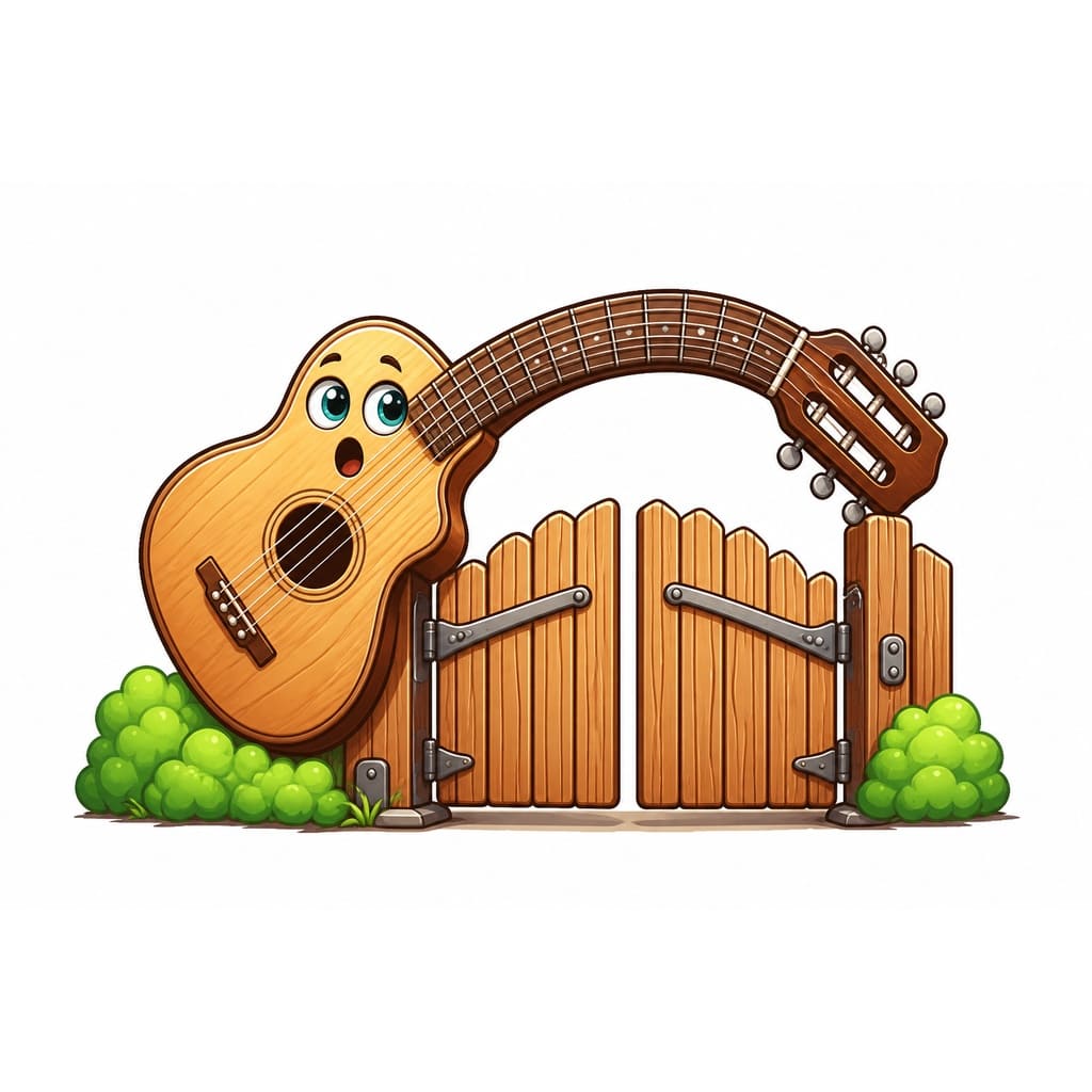 Мнемоническая картинка к слову GATE — Ворота