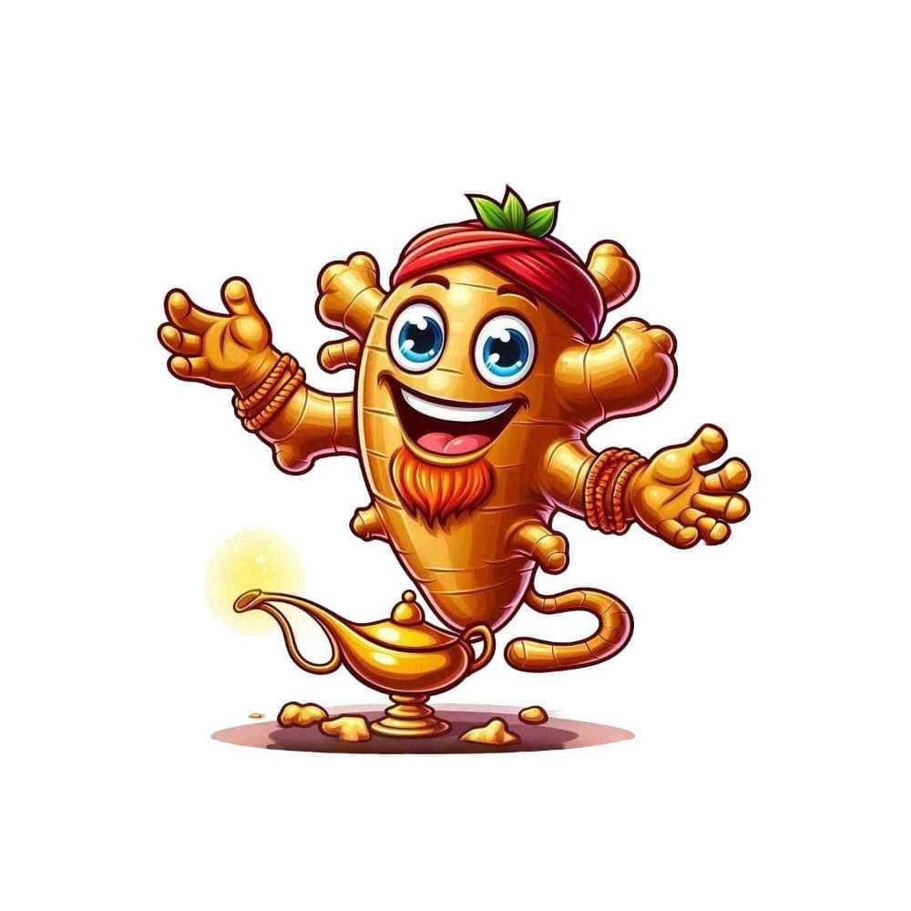 Мнемоническая картинка к слову GINGER — Имбирь
