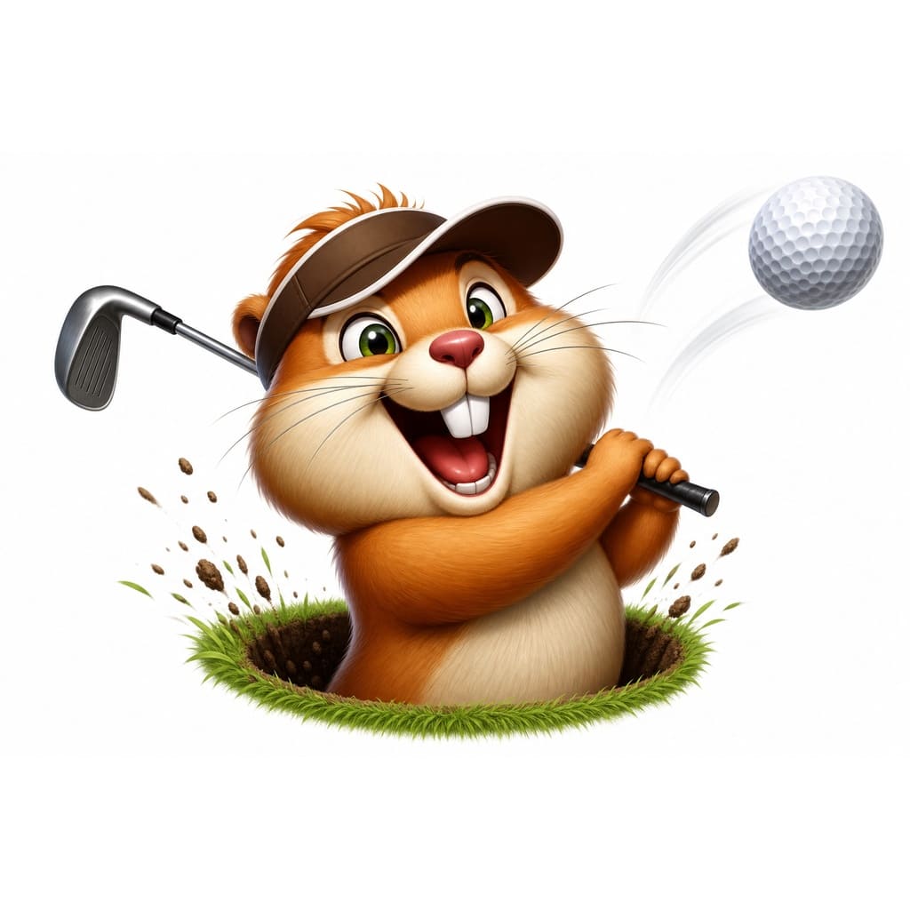 Мнемоническая картинка к слову GOPHER — Суслик