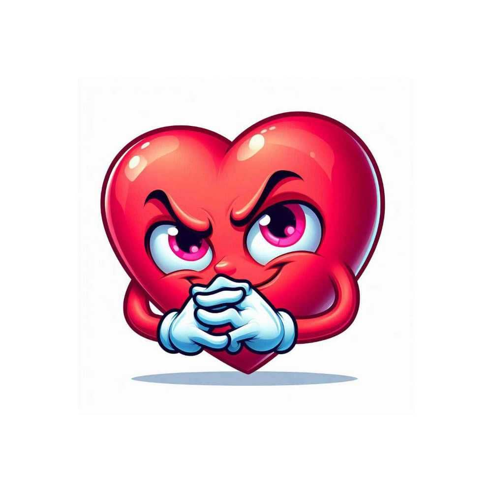 Мнемоническая картинка к слову HEART — Сердце