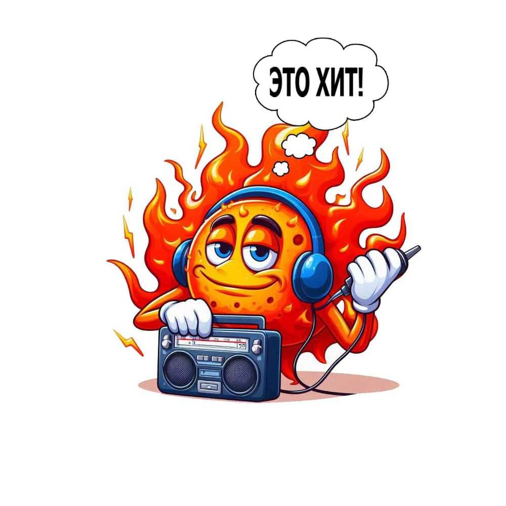 Мнемоническая картинка к слову HEAT — Жара