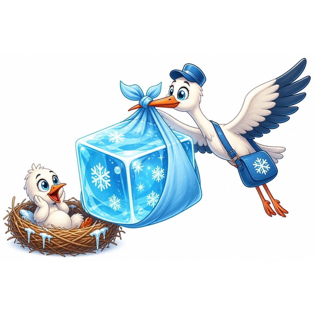 Мнемоническая картинка к слову ICE — Лед