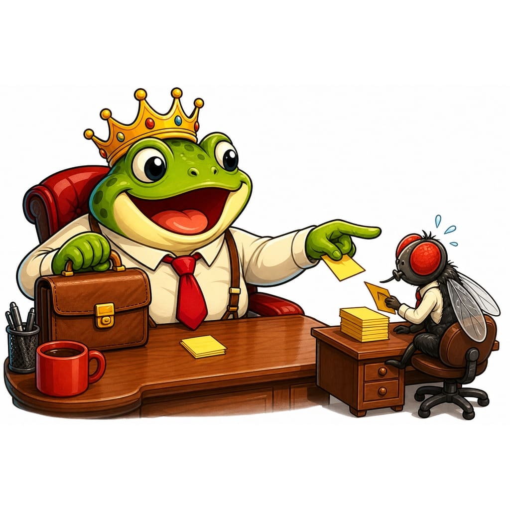 Мнемоническая картинка к слову JOB — Работа