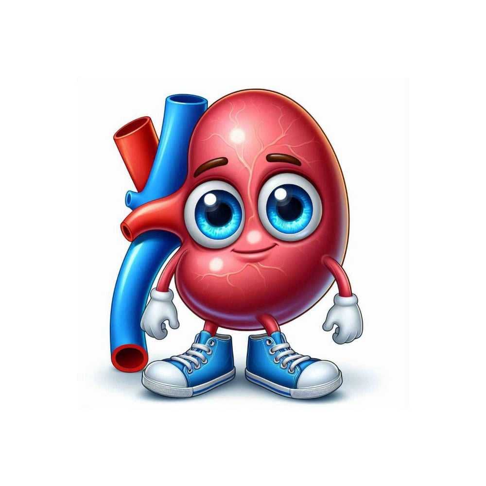 Мнемоническая картинка к слову KIDNEY — Почка