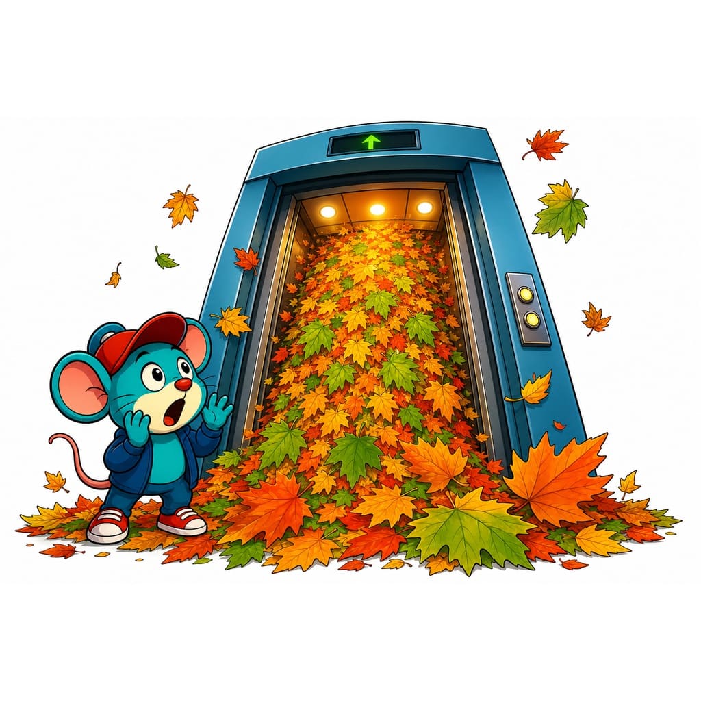 Мнемоническая картинка к слову LEAF — Лист