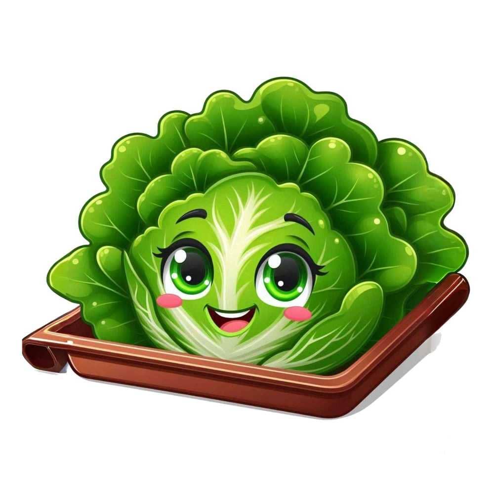Мнемоническая картинка к слову LETTUCE — Салат-латук