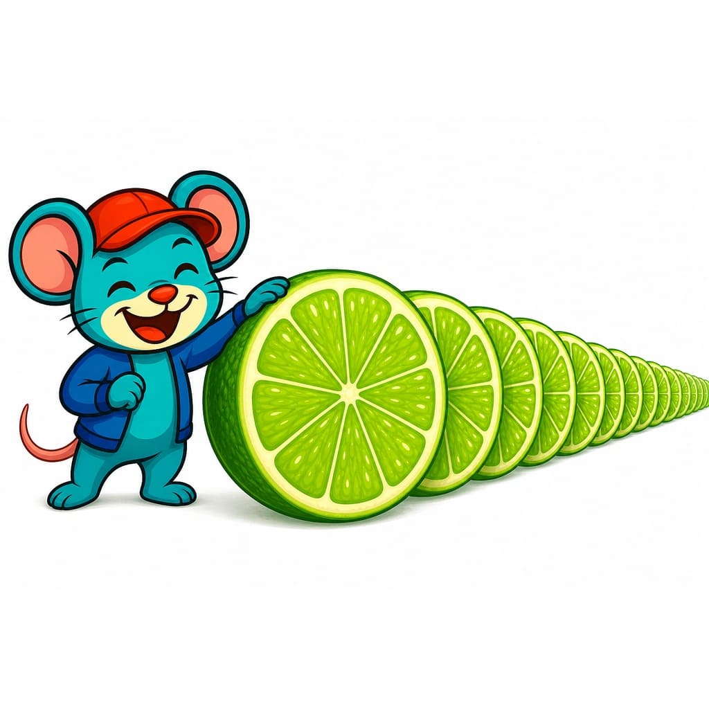 Мнемоническая картинка к слову LINE — Линия