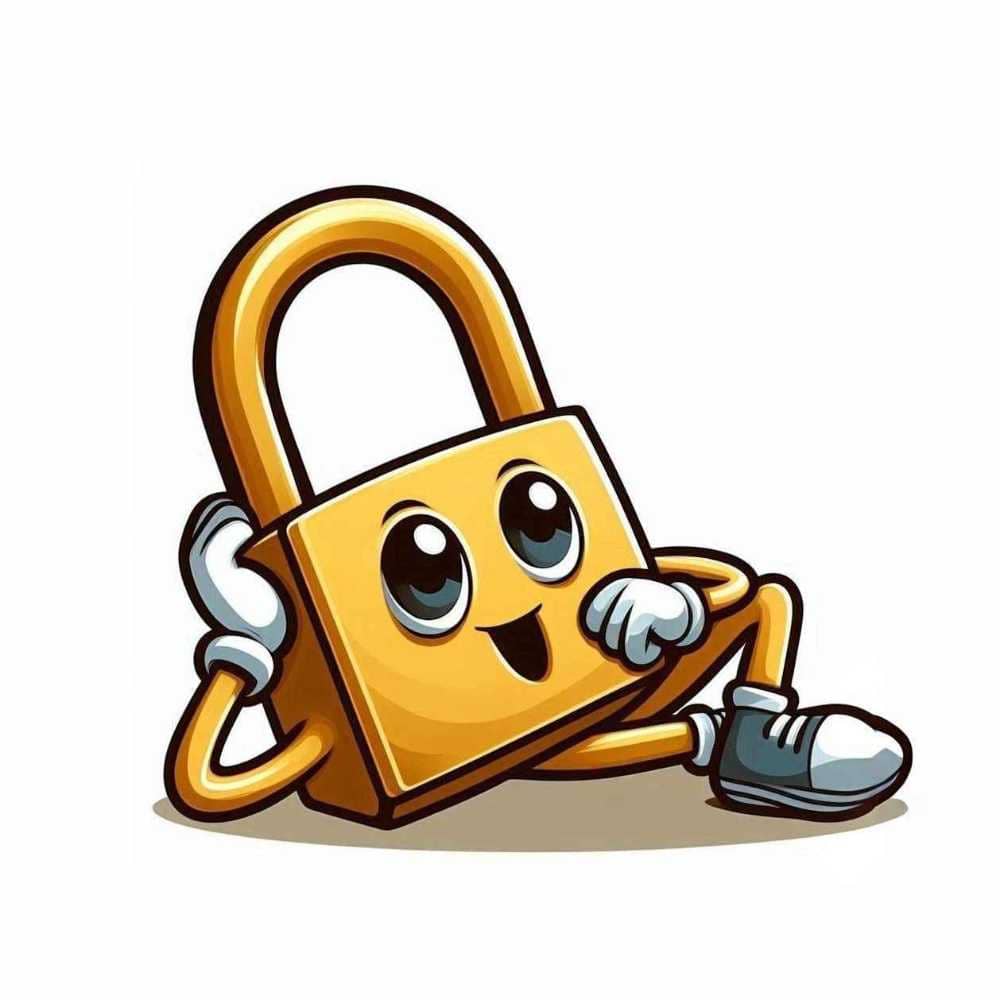 Мнемоническая картинка к слову LOCK — Замок