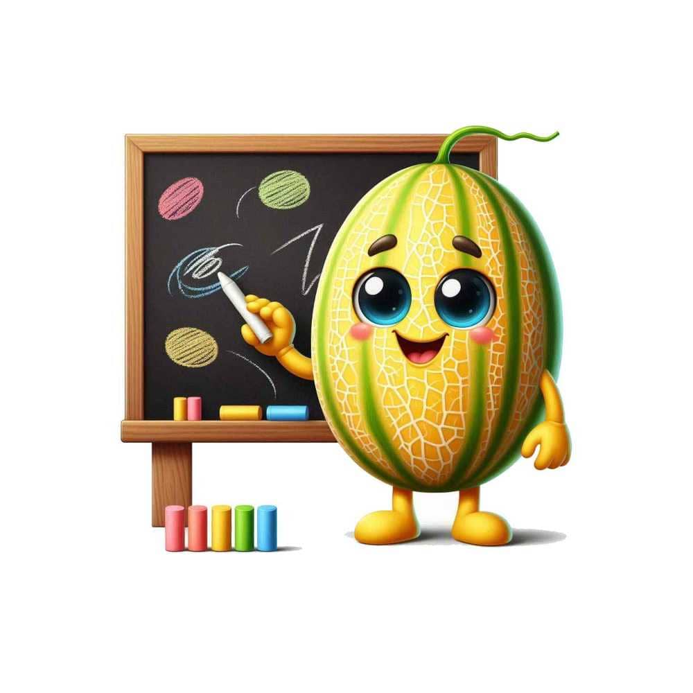 Мнемоническая картинка к слову MELON — Дыня