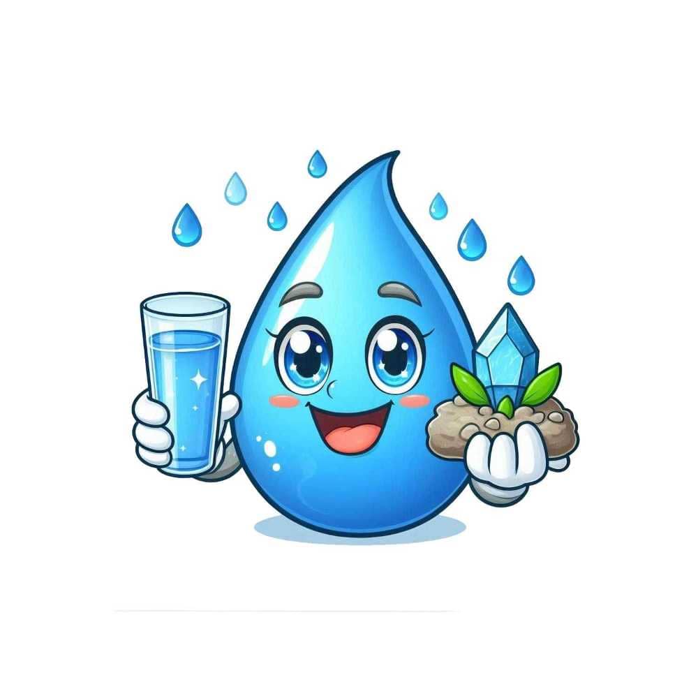 Мнемоническая картинка к слову MINERAL WATER — Минеральная вода