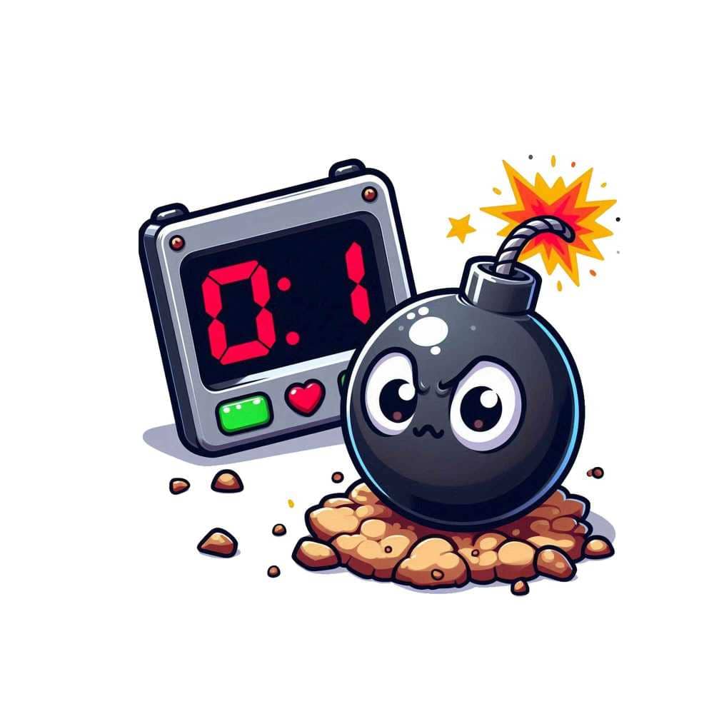 Мнемоническая картинка к слову MINUTE — Минута